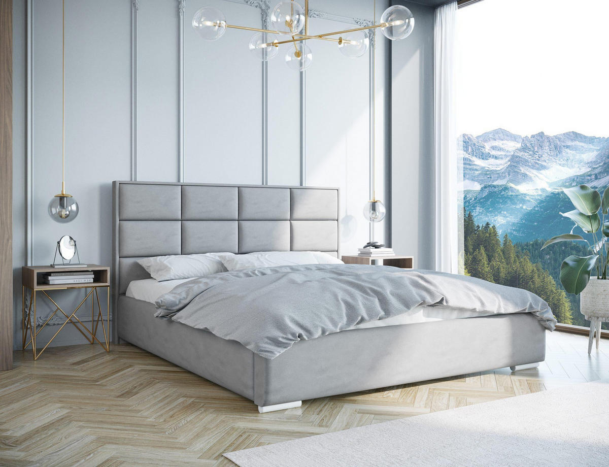 BOXBETT Kaja II Grau 180x222 cm - Grau, Textil (180/222cm) - B&B Home