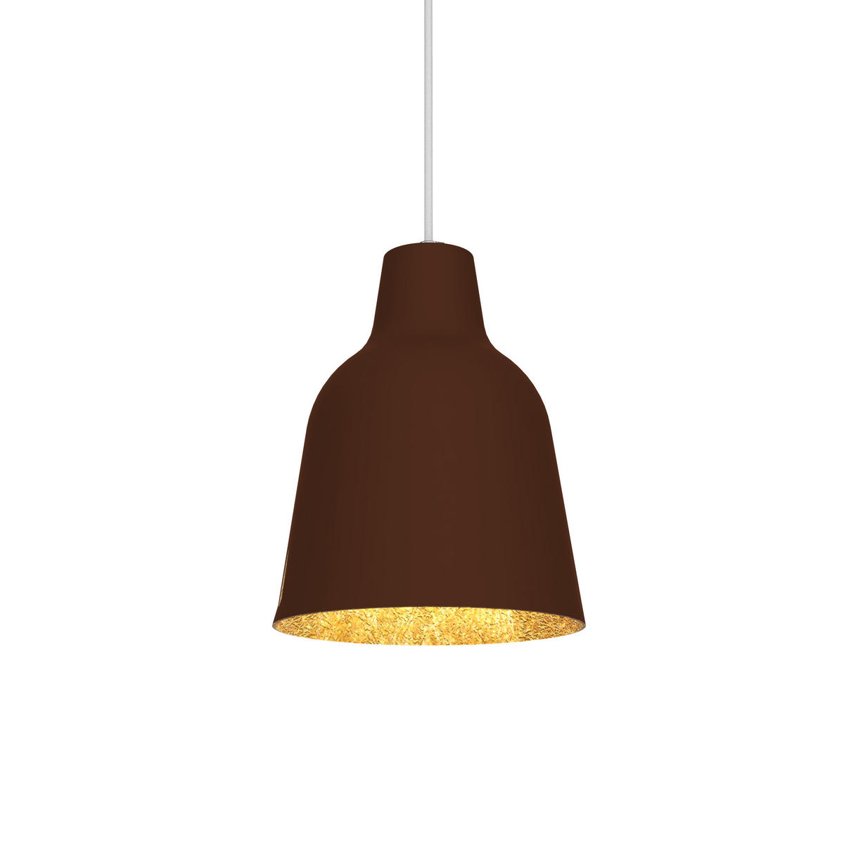 HÄNGELEUCHTE - Goldfarben, Metall (16/16/21cm) - Lumicom
