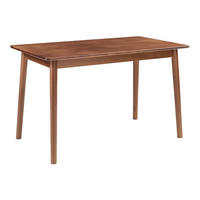 ESSTISCH Klijori - Walnussfarben, Holz (70/120/73.5cm) - [en.casa]