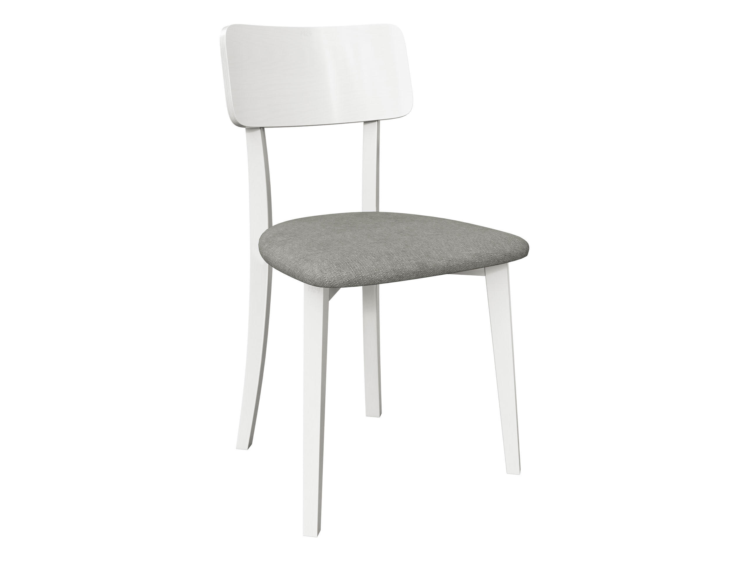 ESSZIMMERSTUHL Hugo VI - Hellgrau/Weiß, Holz/Textil (47/86/48cm) - MIRJAN24