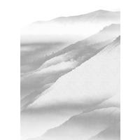FOTOTAPETE Landschaft 200 x 280 cm - Schwarz, Papier (200/280cm) - Sanders & Sanders