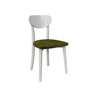 ESSZIMMERSTUHL Hugo VII - Weiß/Grün, Holz/Textil (47/86/48cm) - MIRJAN24