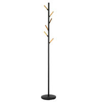 GARDEROBENSTÄNDER Plain schwarz 176cm freistehend - Schwarz, Metall (28/176/28cm) - Yamazaki