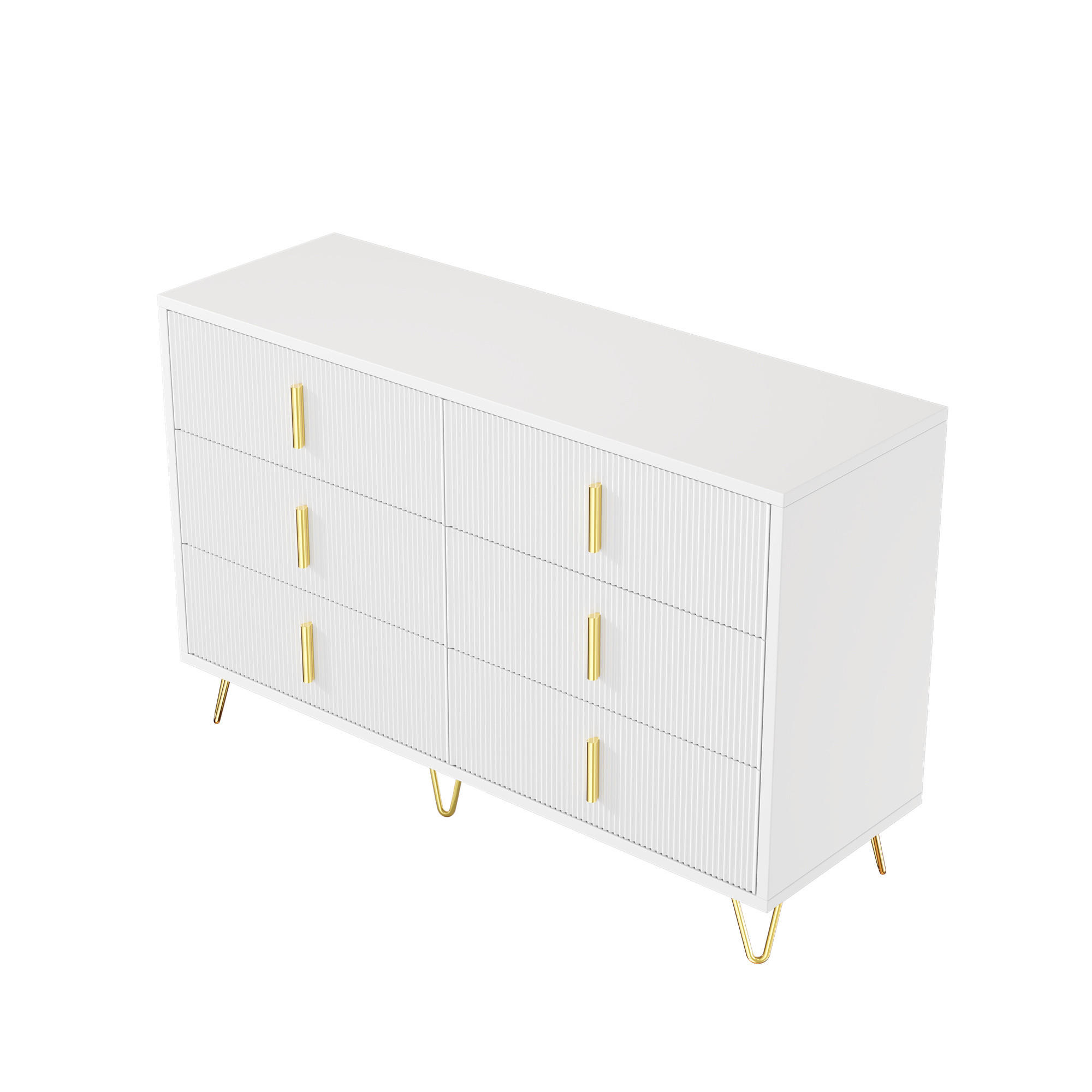 ComfortXL Sideboard Weiß 120x77x40 cm