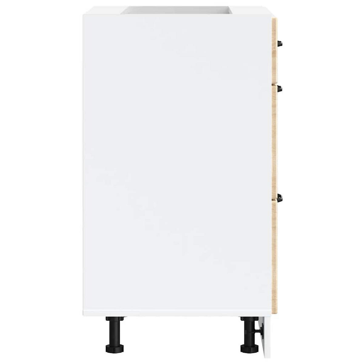 KÜCHENUNTERSCHRANK Maro Sonoma-Eiche 60x46x81,5 cm - Sonoma Eiche, Holz (60/81.5/46cm) - DELUKE