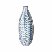 VASE Reef weiß-blau 30,5 cm - Blau/Weiß, Keramik (30.5cm) - Ritzenhoff Breker
