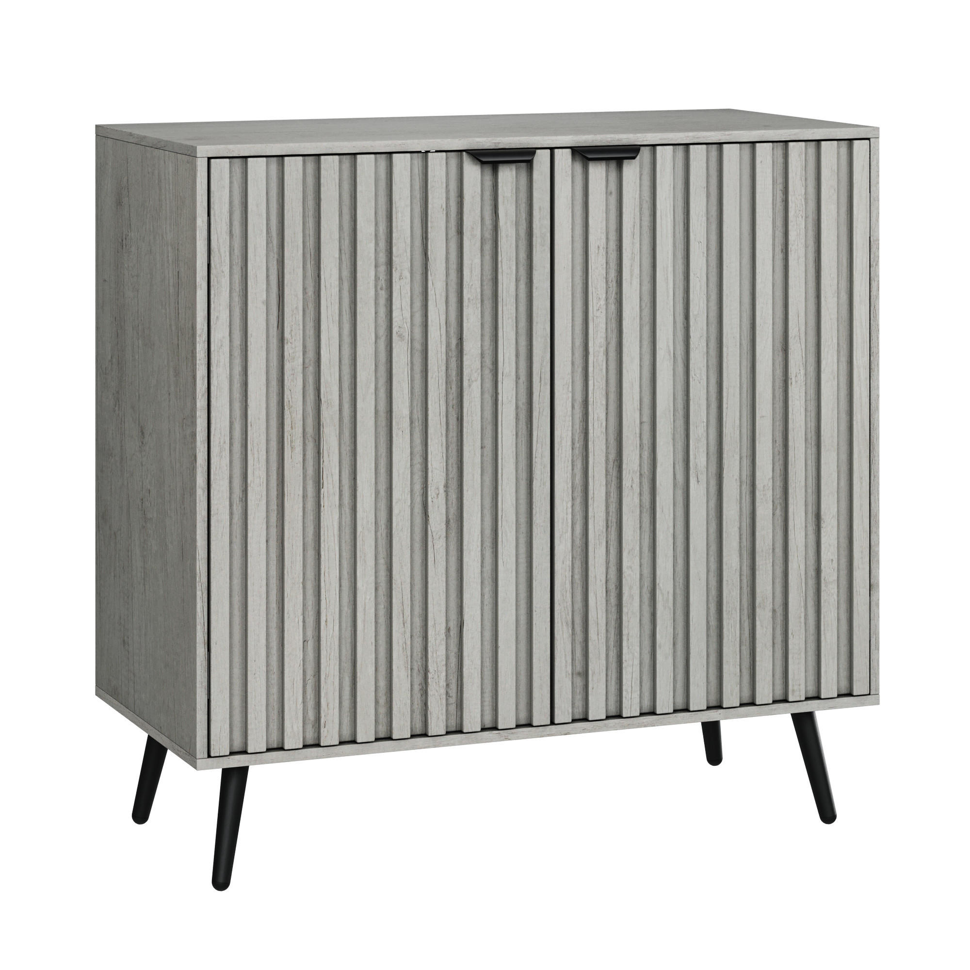SIDEBOARD Grau 80.50/38.20/80 cm - Grau, Holzwerkstoff (38.2/80/80.5cm) - Urban Meuble