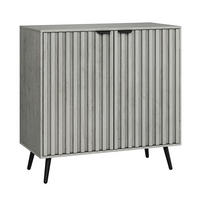 SIDEBOARD Grau 80.50/38.20/80 cm - Grau, Holzwerkstoff (38.2/80/80.5cm) - Urban Meuble