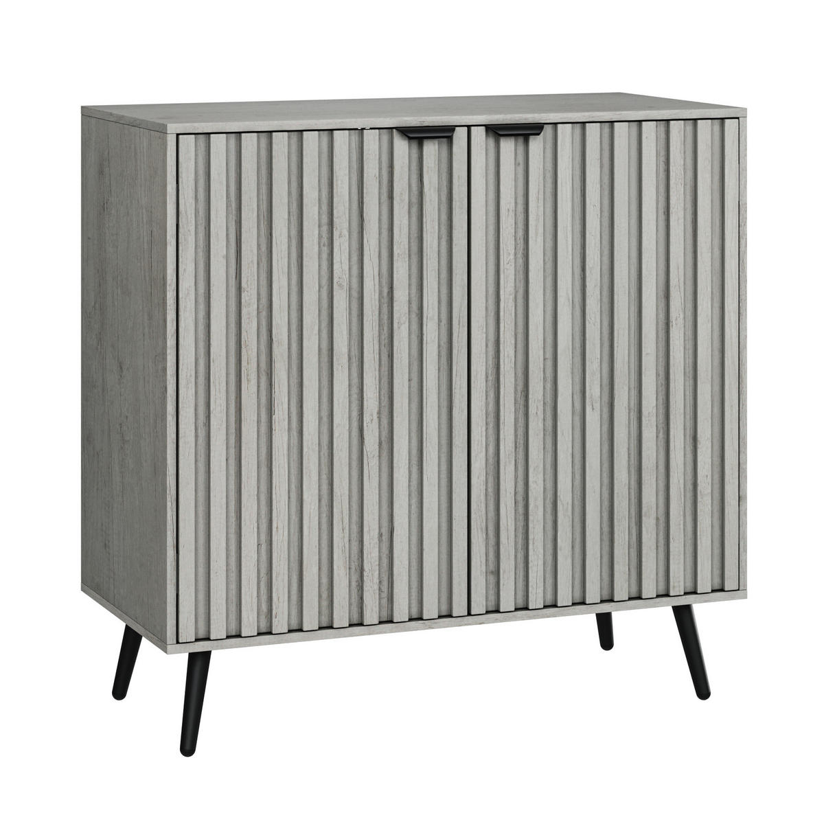 SIDEBOARD Grau 80.50/38.20/80 cm - Grau, Holzwerkstoff (38.2/80/80.5cm) - Urban Meuble