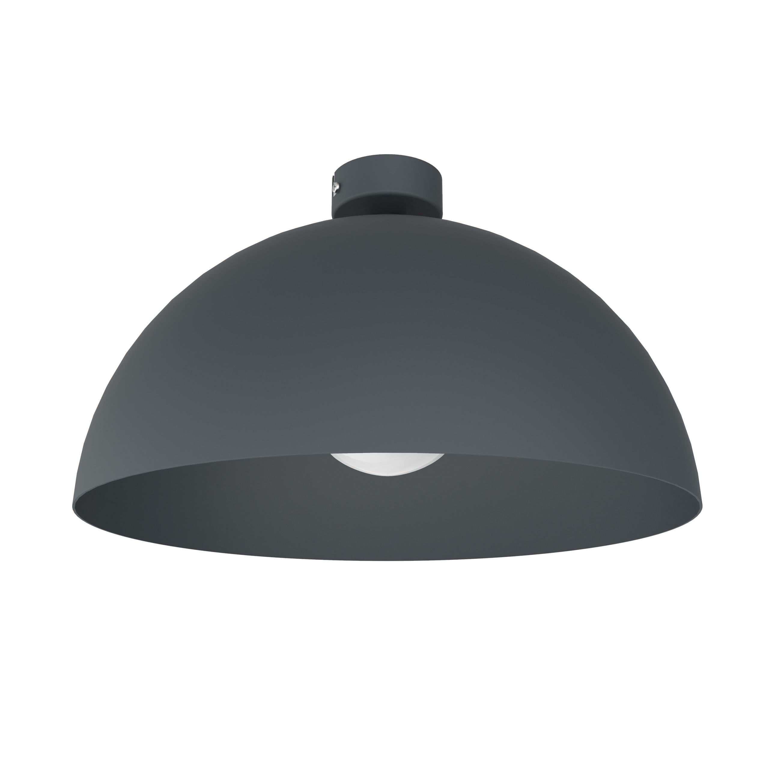 DECKENLEUCHTE Cassis - Anthrazit, Metall (40/40/20cm) - Lumicom