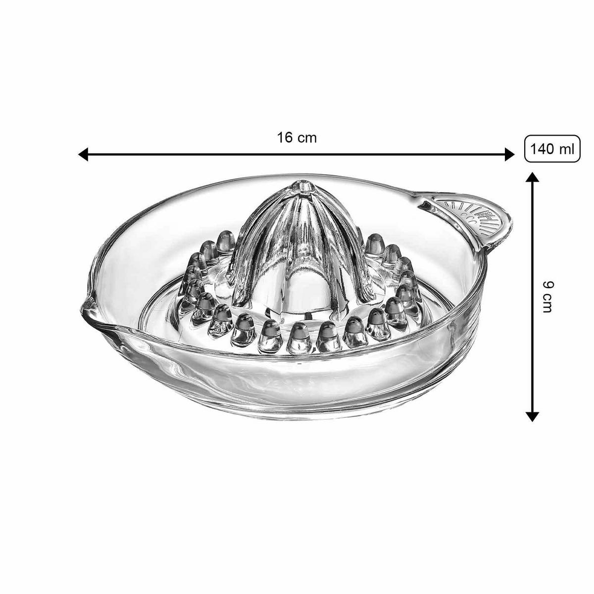ZITRONENPRESSE Vio transparent 140 ml - Transparent, Glas (19cm) - Ritzenhoff Breker