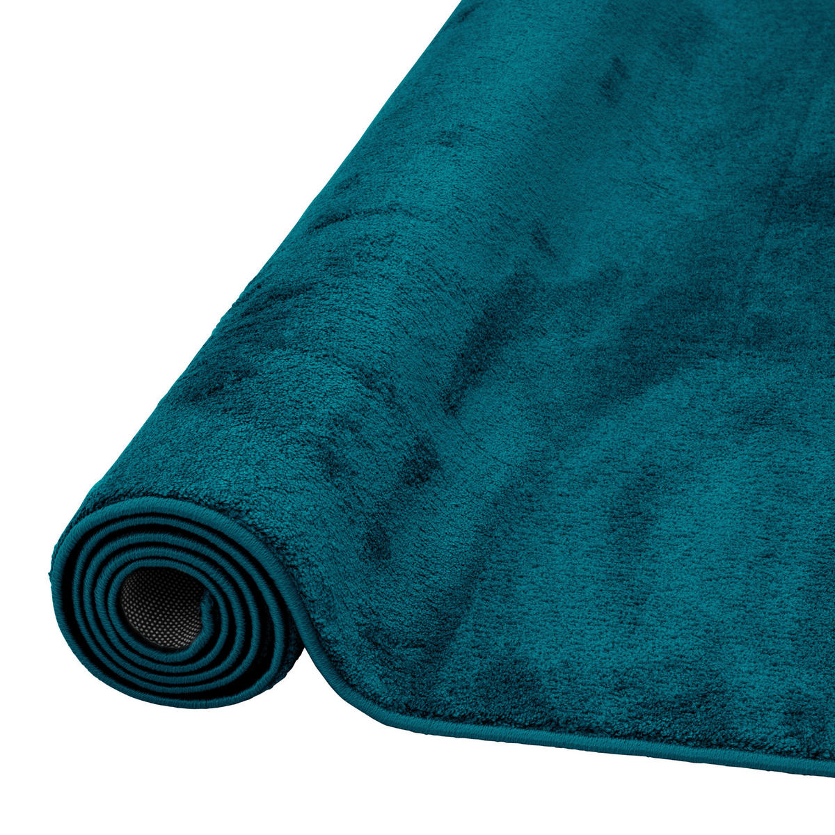 LUXUS SUPER SOFT HOCHFLOR LANGFLOR TEPPICH DELUXE - Petrol, Textil (100/400cm) - Snapstyle