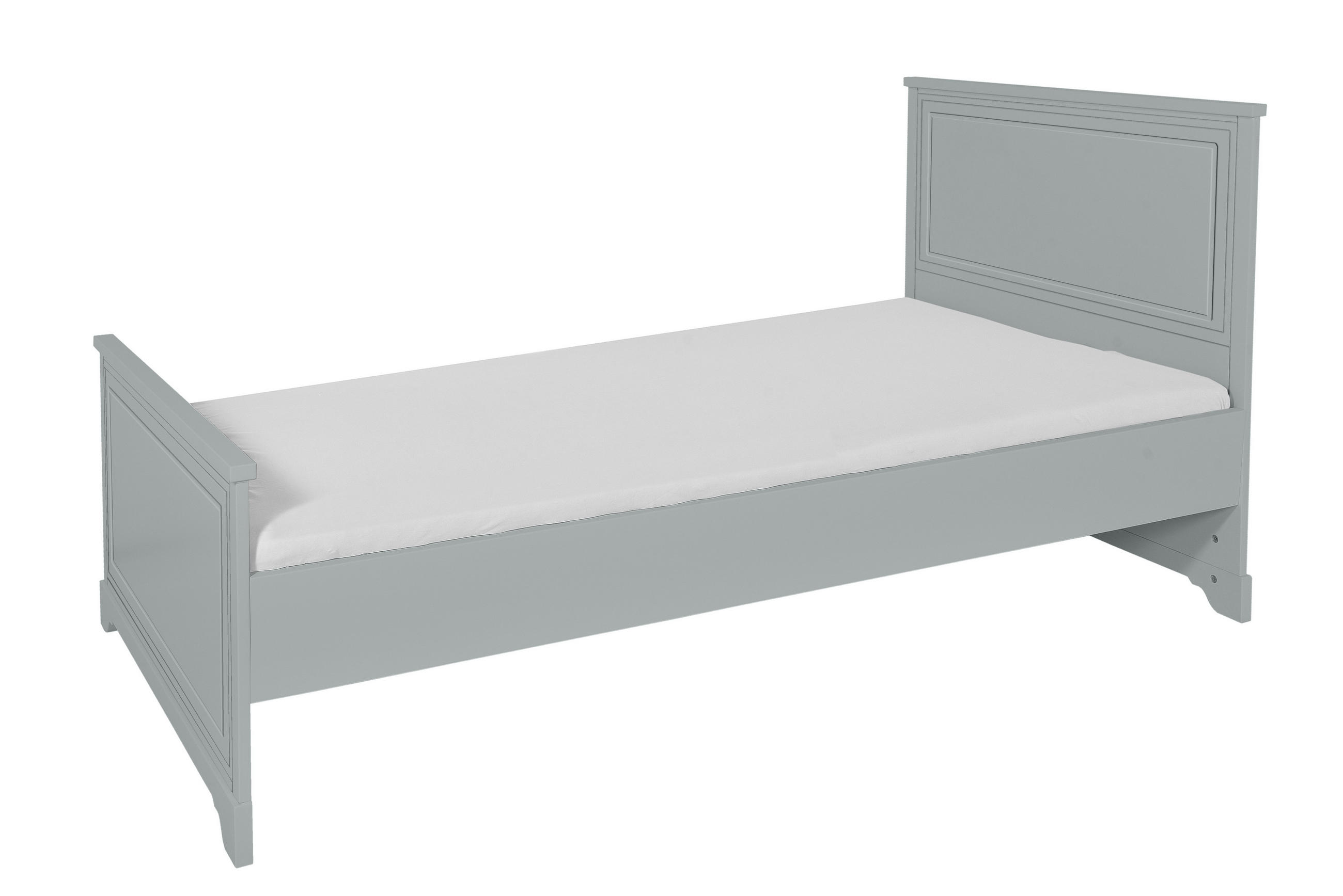 KINDERBETT Melody 200/90 - Grau, Holzwerkstoff (90/200cm) - RAUMHIRSCH FURNITURE