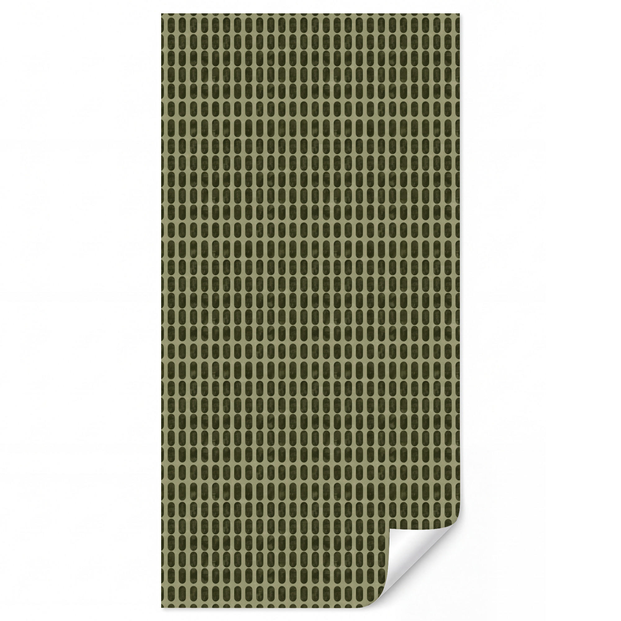 OnlyWow Tapete Olivgrün 120x260 cm