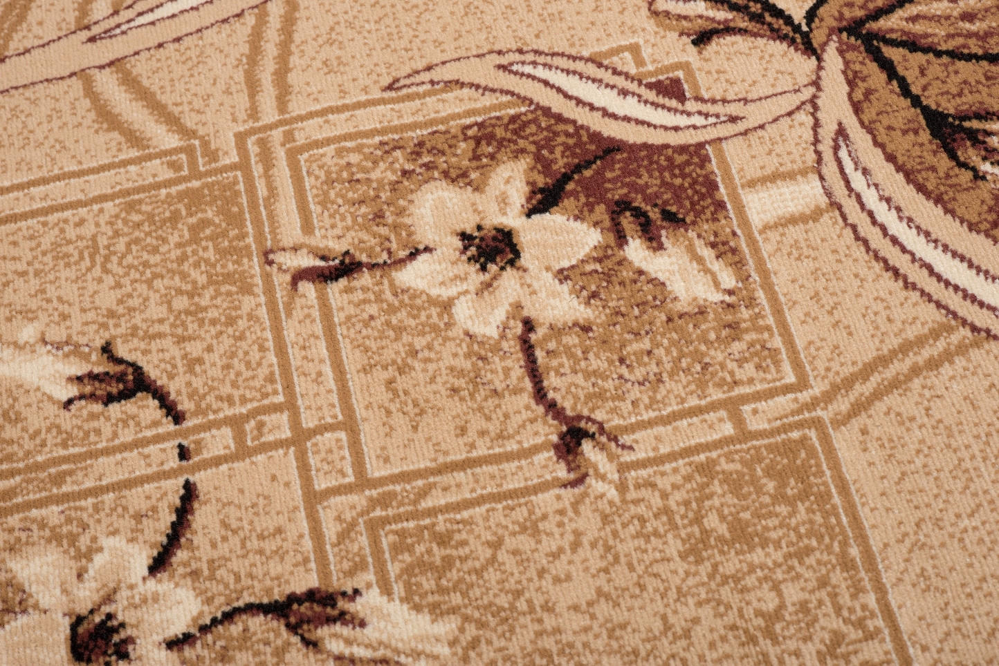 Thumbnail - Tapiso Teppich, Beige, Hellbraun, Textil, 140x200 cm, Teppiche & Böden, Teppiche