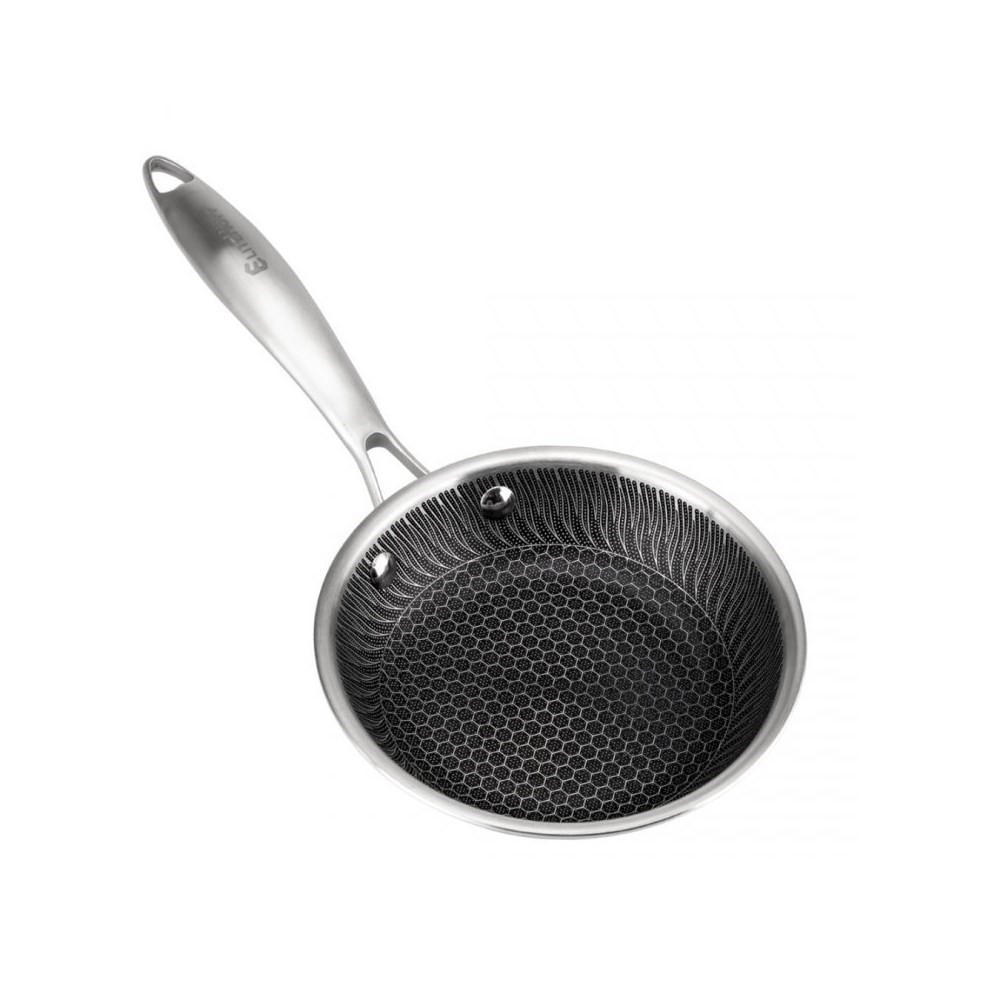 PFANNE Silber 16/16/4 cm 62954 - Silberfarben, Metall (16cm) - Elitehoff