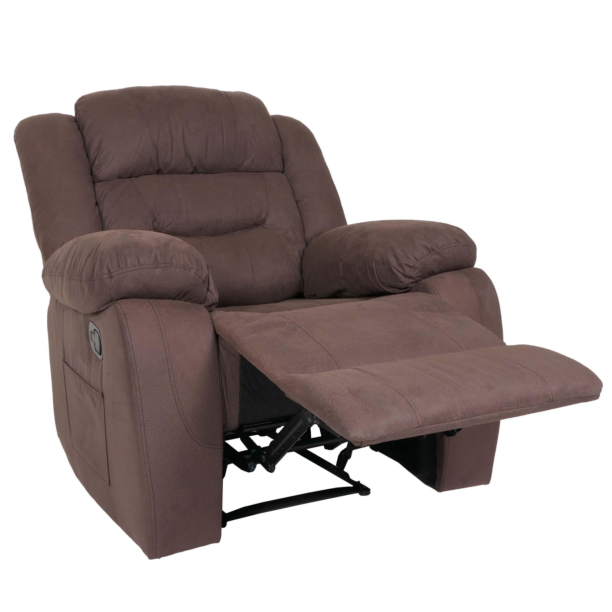 FERNSEHSESSEL XXL Braun - Braun, Textil (95/103/88cm) - MCW