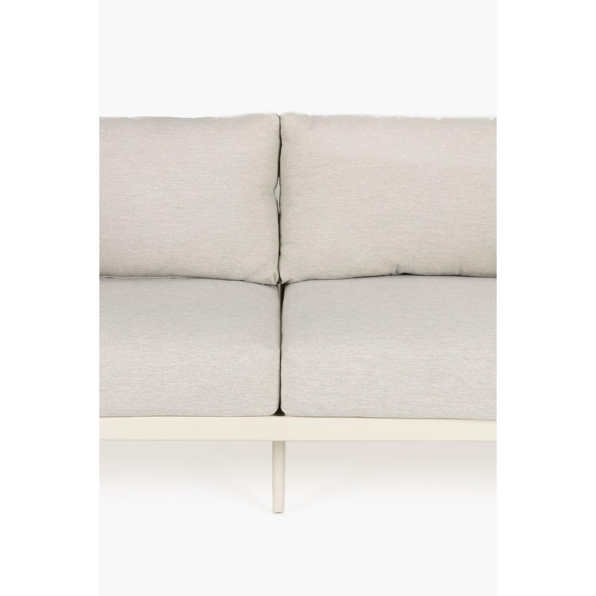 GARTENSET Vista Sofa/ 2 Sessel/ Couchtisch - Beige, Kunststoff - Zuiver