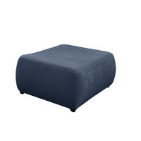 POLSTERHOCKER Anike In Now Or Never - Dunkelblau, Holzwerkstoff/Textil (98/42/66cm) - Fun Möbel