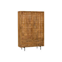 KOMMODE Savion Mangoholz 100 cm / 40 cm Natur - Naturfarben, Holz (100/180/40cm) - Villa Möbel
