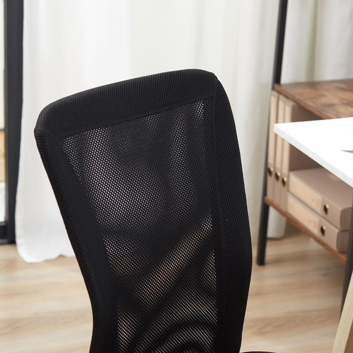 BÜROSTUHL, Ergonomisch, Schwarz - Schwarz, Metall (58/100/43cm) - Vinsetto