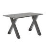 COMPUTERTISCH Edie 8 160 x 70 x 75 Schreibtisch graphit/graphit - Grau, Holz (160/70/75cm) - 58aufmkessel
