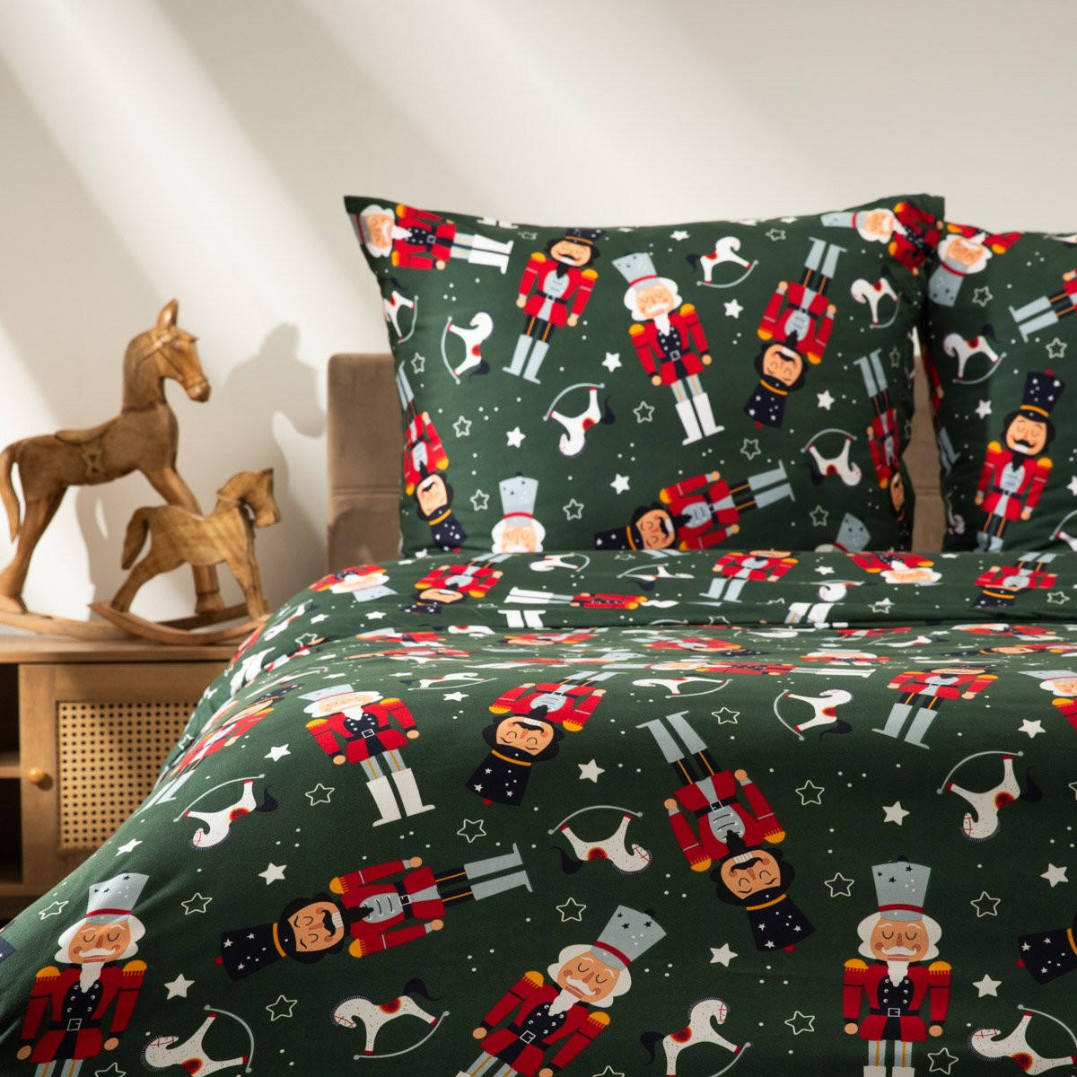 BETTWÄSCHE Aitona Mikrofaser grün 160/200 cm - Grün, Textil (160/200cm) - Homla