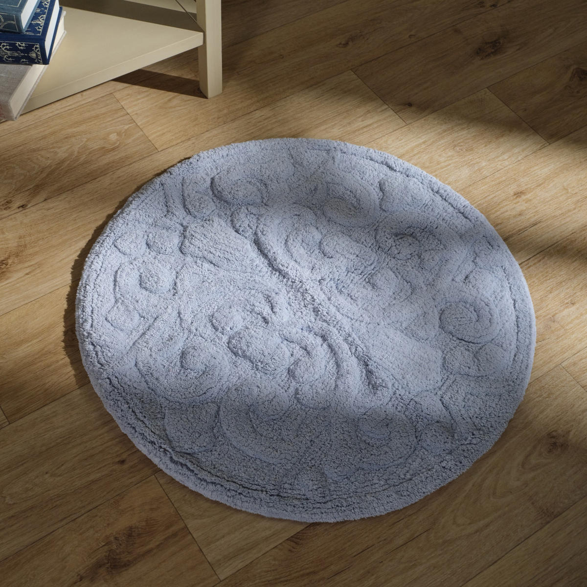 TEPPICH Delgada - Hellblau, Textil (65/65cm) - home&you