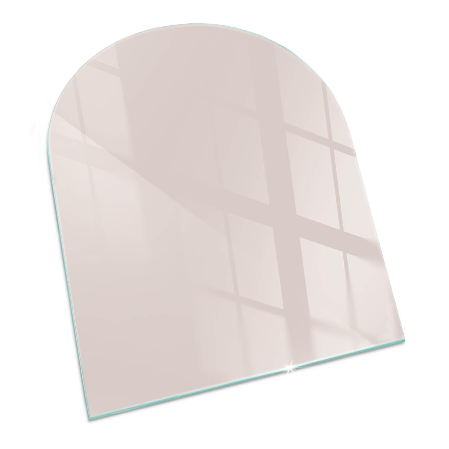 ArtPrintCave Glasplatte Beige 80x70x0.4 cm