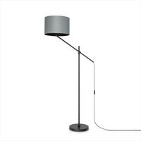 STEHLEUCHTE Tom - Grau, Metall (83/38/162.6cm) - Paco Home