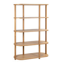 REGAL - Massivholz - Eichefarben, Eichenholz/Holz (117/157/38cm) - home24
