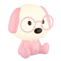 LED KINDERTISCHLEUCHTE Puppy Rosa - Rosa, Kunststoff (18/15/20cm) - Globo Lighting