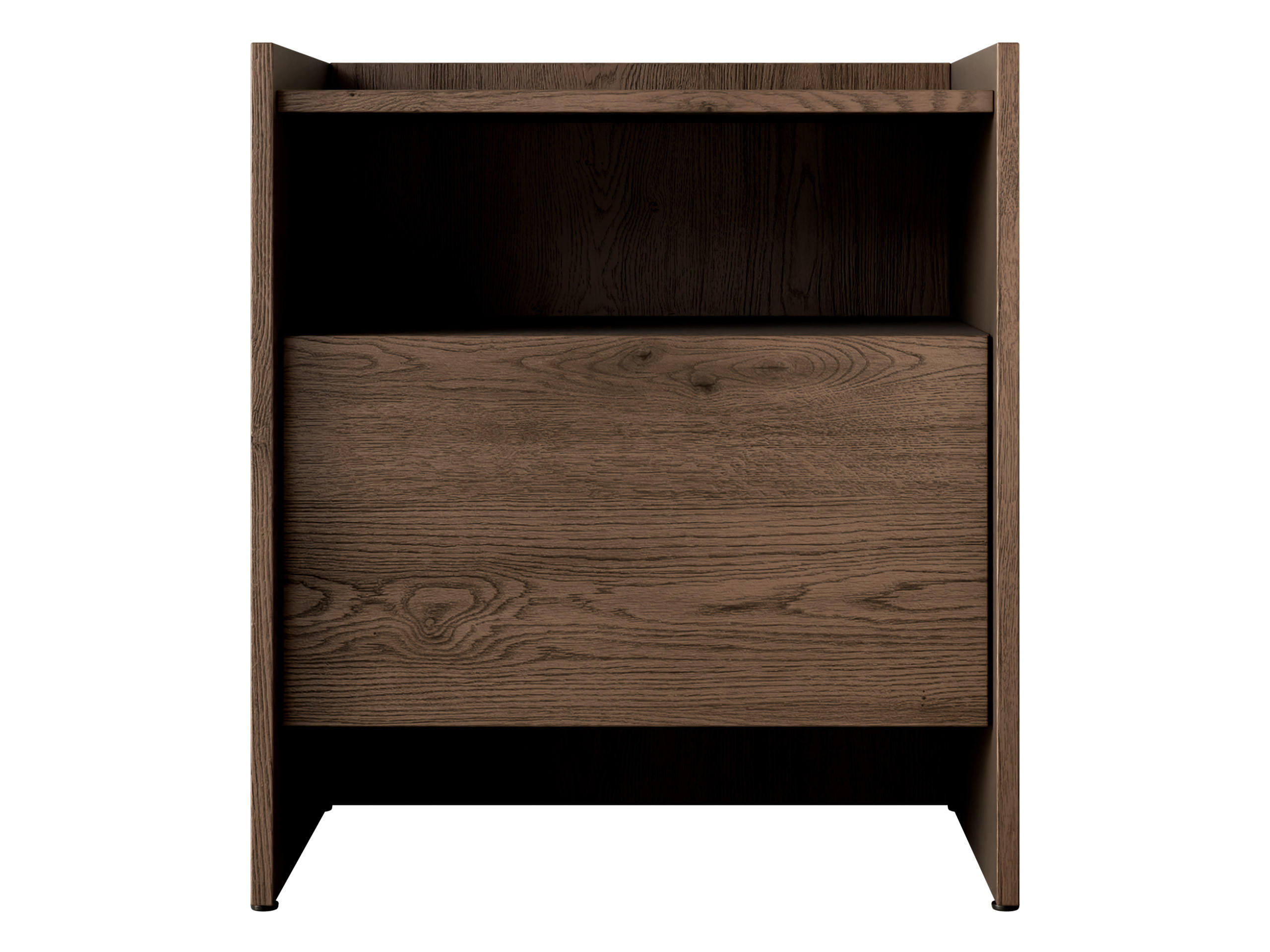 NACHTTISCH Japandi - Braun, Holzwerkstoff (53/60/38cm) - MIRJAN24