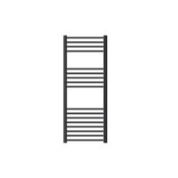 BADHEIZKÖRPER Sahara 500x1200 mm Anthrazit gebogen mit Seitenanschluss - Anthrazit, Metall (50/120/5cm) - LuxeBath