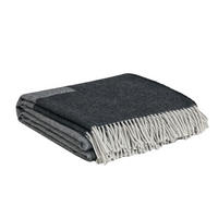 WOHNDECKEN Unisex LOGO THROW Grau Wolle - Grau, Textil (100/10/170cm) - GANT
