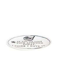 KUCHENTELLER If You've Lost in Schwarz - 18cm - Multicolor, Keramik (18/18/2cm) - Blond Amsterdam