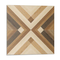 WANDPANEEL 20 Stück 20x20 cm selbstklebend Axenta - Braun, Kunststoff (20/1.6/20cm) - Wallfluent