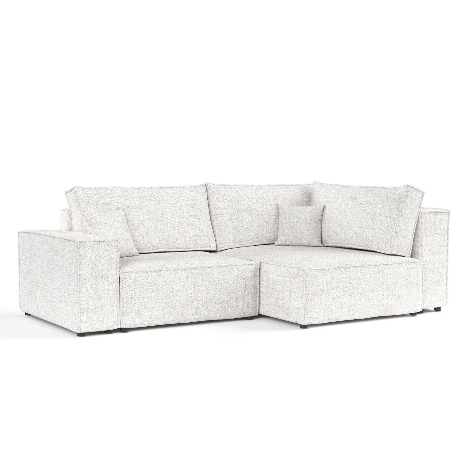 AltaBeds ROHOVÁ SEDAČKA AVION, textil, Krémová