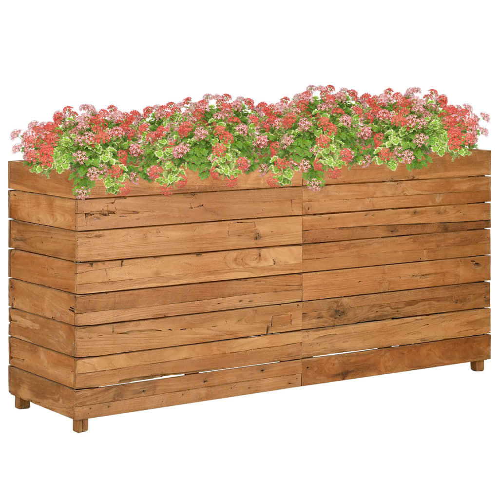 furnicato Hochbeet Braun 40x72x150 cm