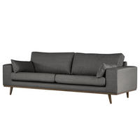3-SITZER SOFA - Dunkelgrau, Textil (237/81/88cm) - home24
