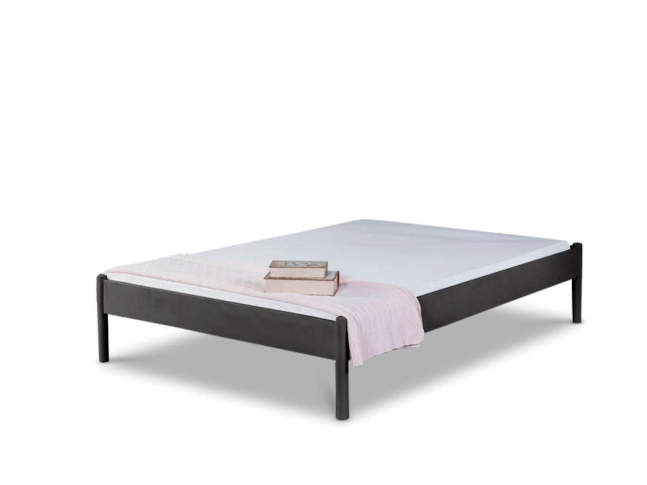 BED BOX Metallbett Dunkelgrau 90x210 cm
