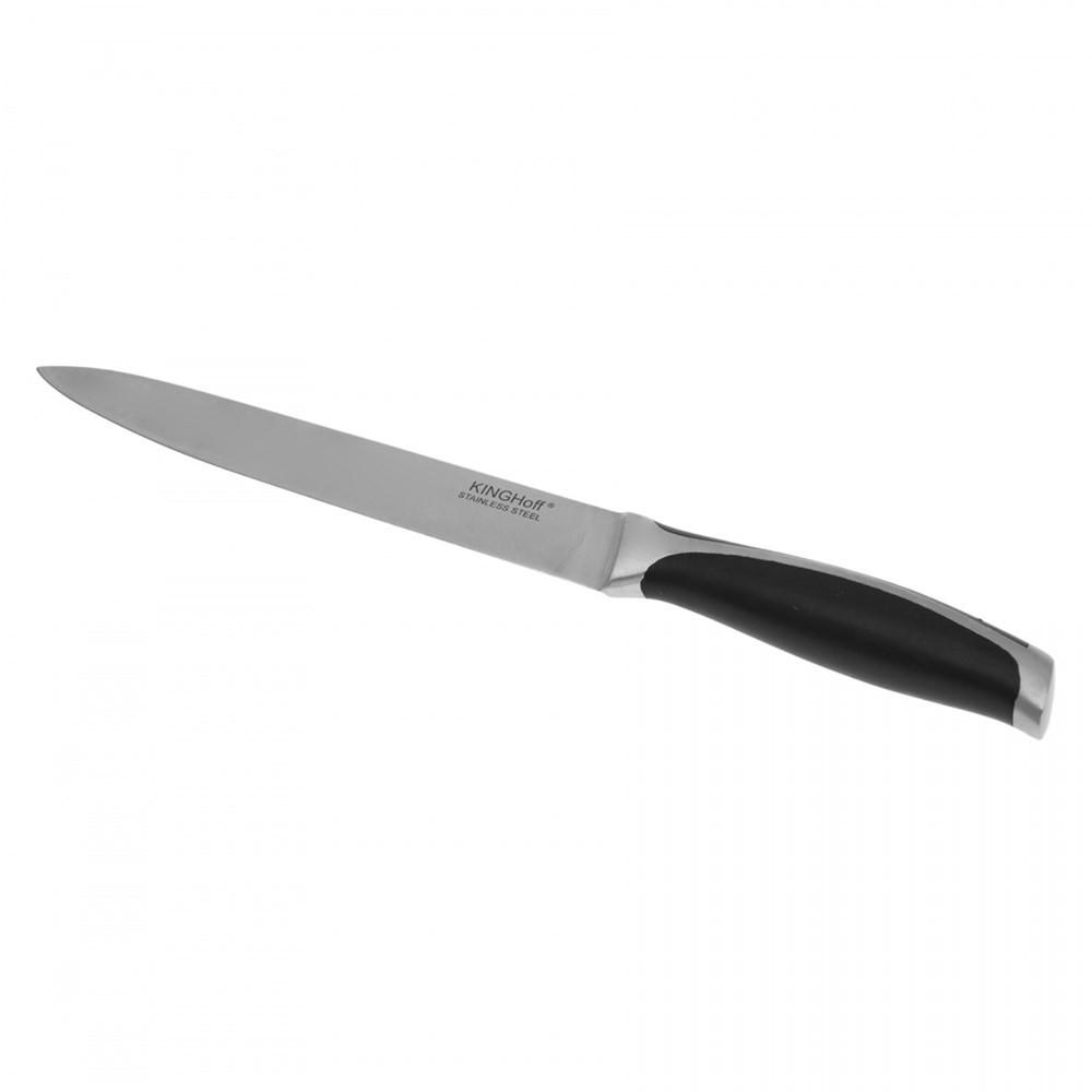 KÜCHENMESSER Schwarz 33/2/33 cm KH3429 - Schwarz, Metall (33cm) - Kinghoff 