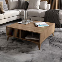 COUCHTISCH Esteban Holz - Braun, Holzwerkstoff (80/80/32cm) - Petits-meubles
