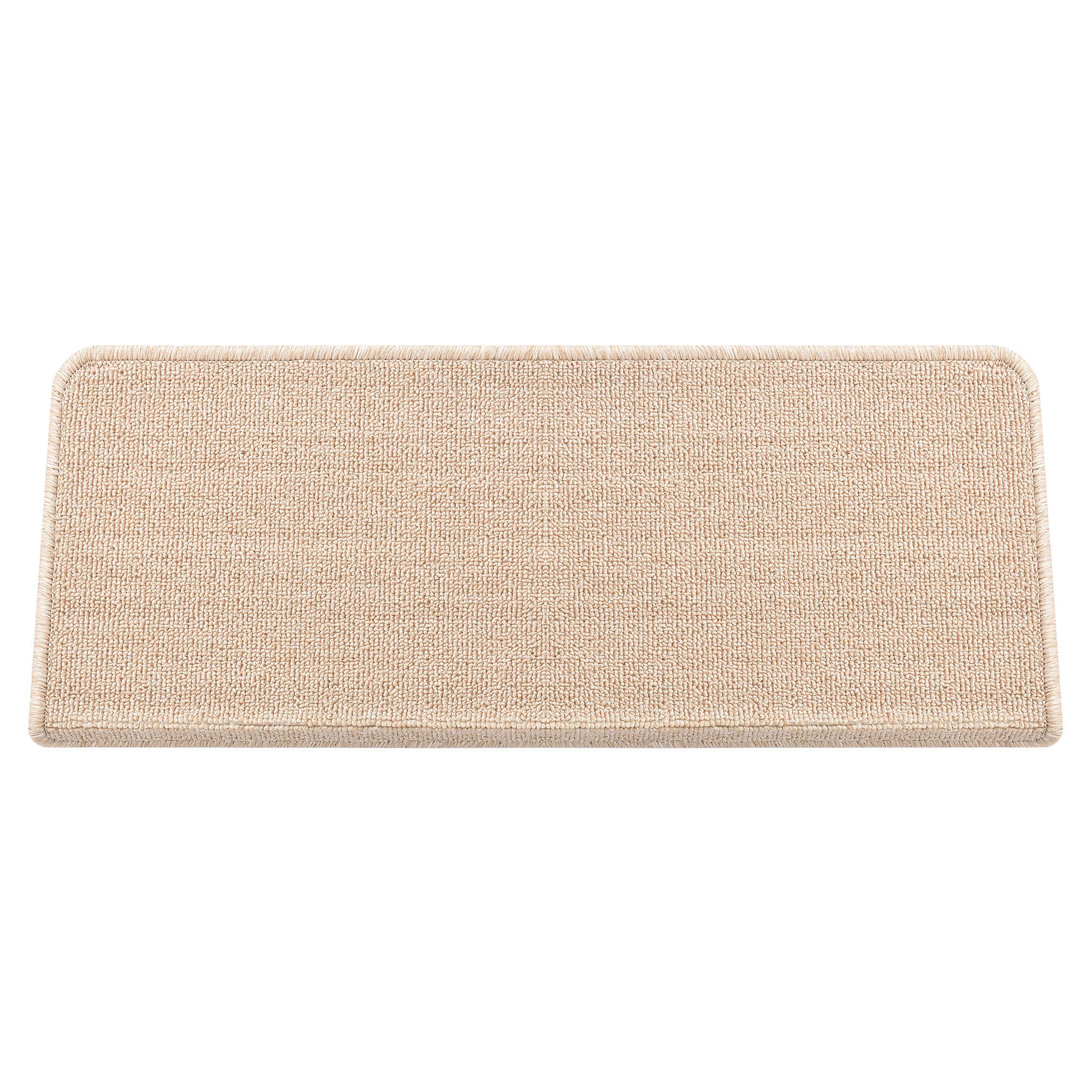 STUFENMATTEN-SET 15 TLG. - Beige, Kunststoff (24/65/0.7cm) - [en.casa]