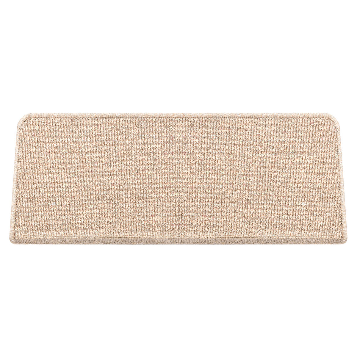 STUFENMATTEN-SET 15 TLG. - Beige, Kunststoff (24/65/0.7cm) - [en.casa]