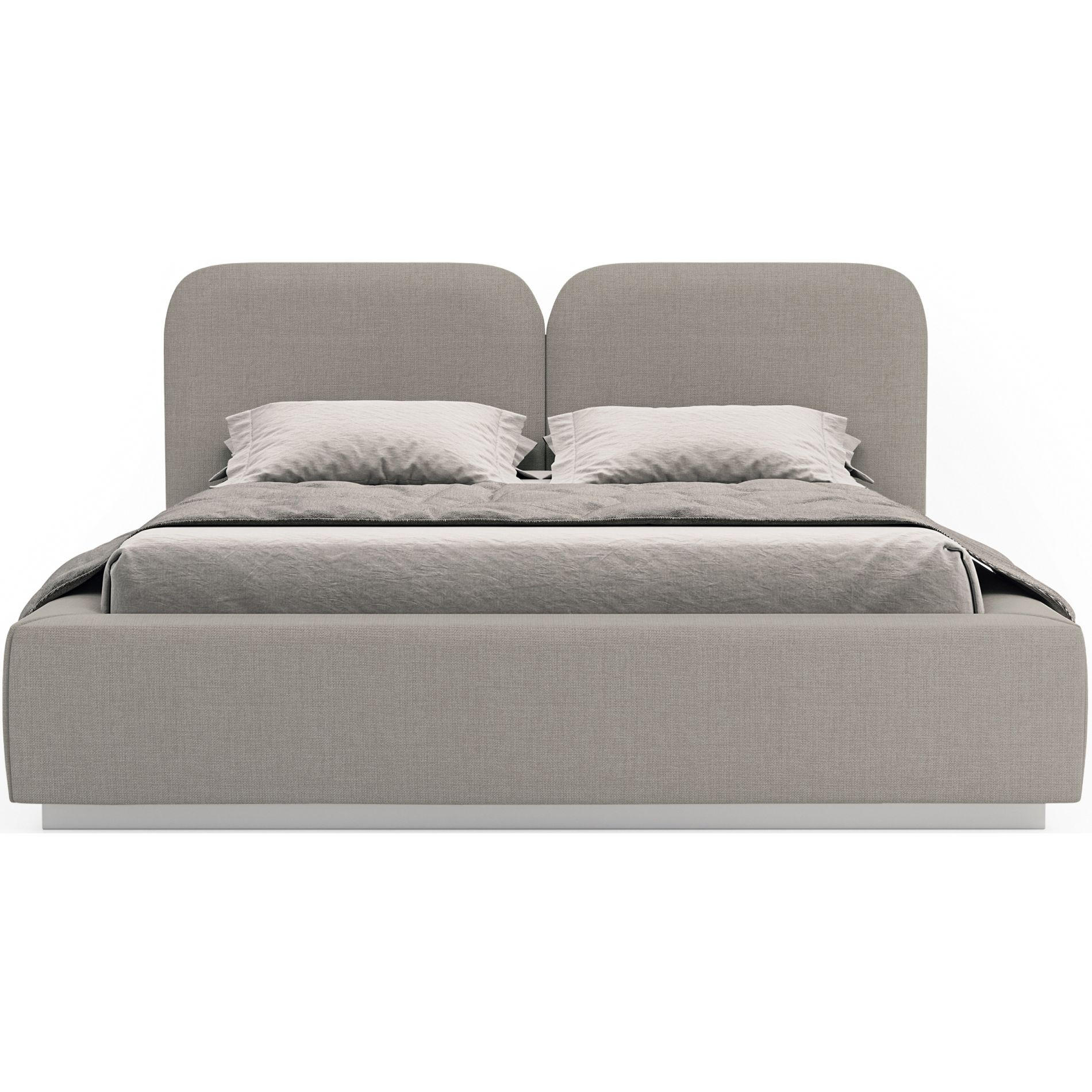 POLSTERBETT Comoves 160x200 Dunkelbeige mit Chenillebezug und Bettkasten - Beige, Textil (160/200cm) - Selsey