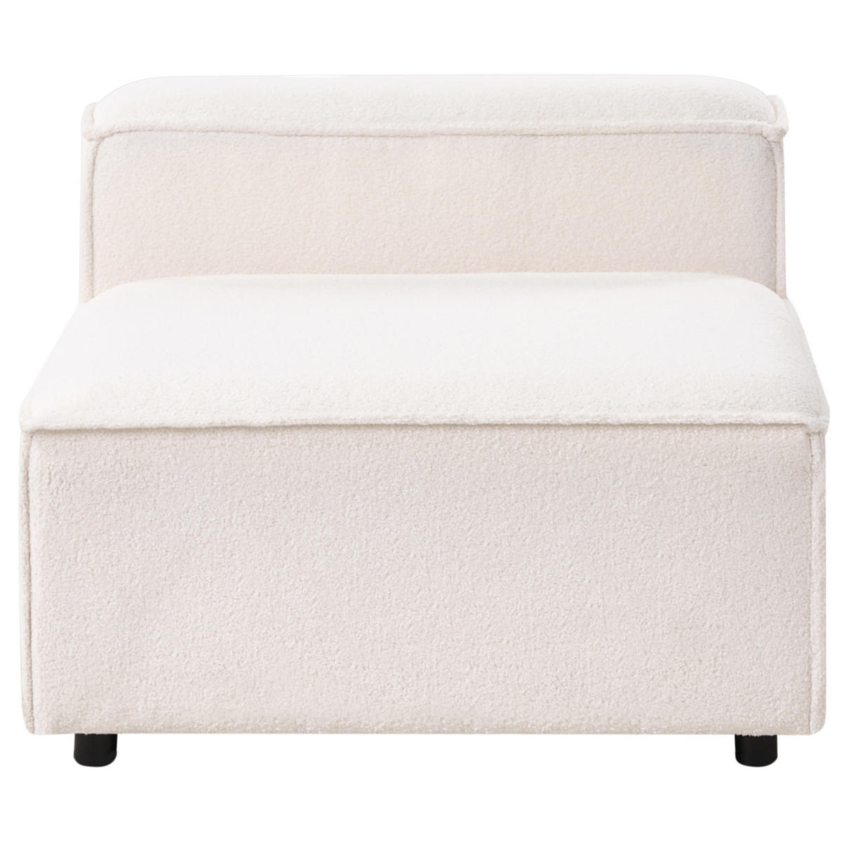 3-SITZER-MODULSOFA Bouclé Cremeweiß Ardal - Creme, Textil (326/68/119cm) - Beliani
