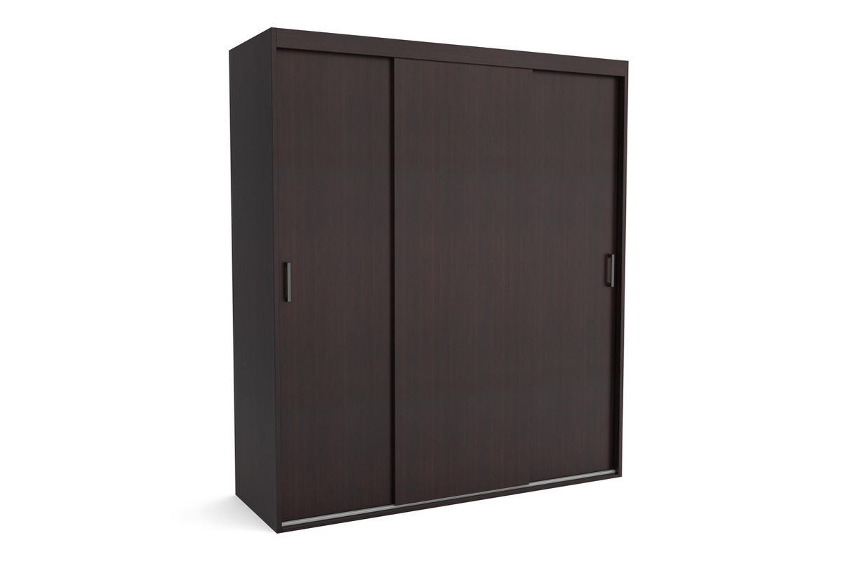 KLEIDERSCHRANK MAT A Braun 180x60x205 cm - Braun, Holzwerkstoff (180/205/60cm) - FURNLUX