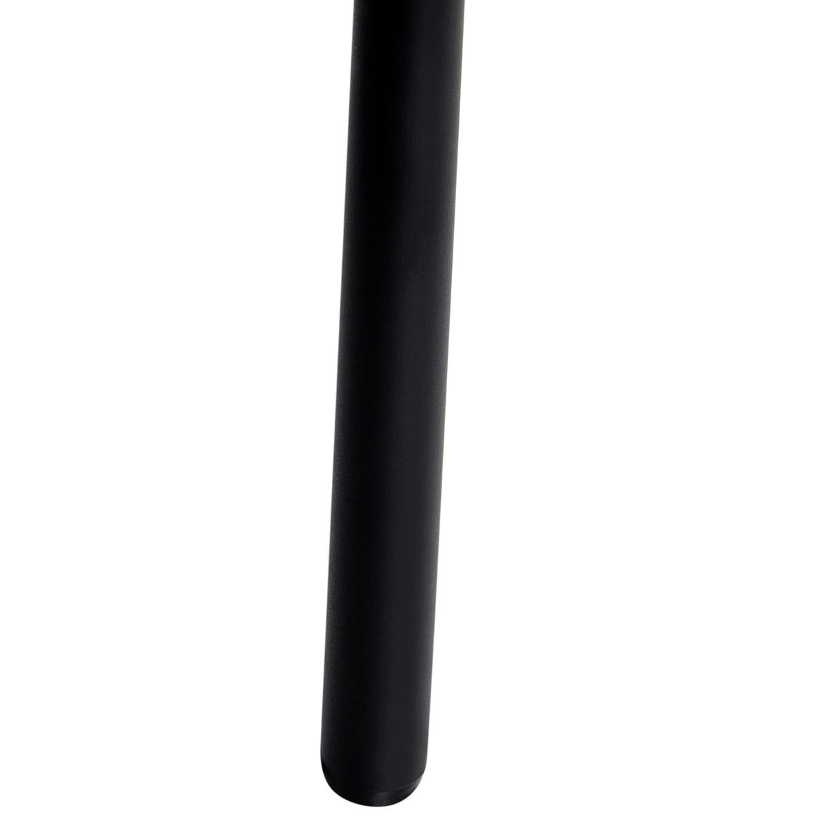 ESSZIMMERSTUHL Grau Mina - Hellgrau/Schwarz, Textil (45/75/52cm) - Beliani