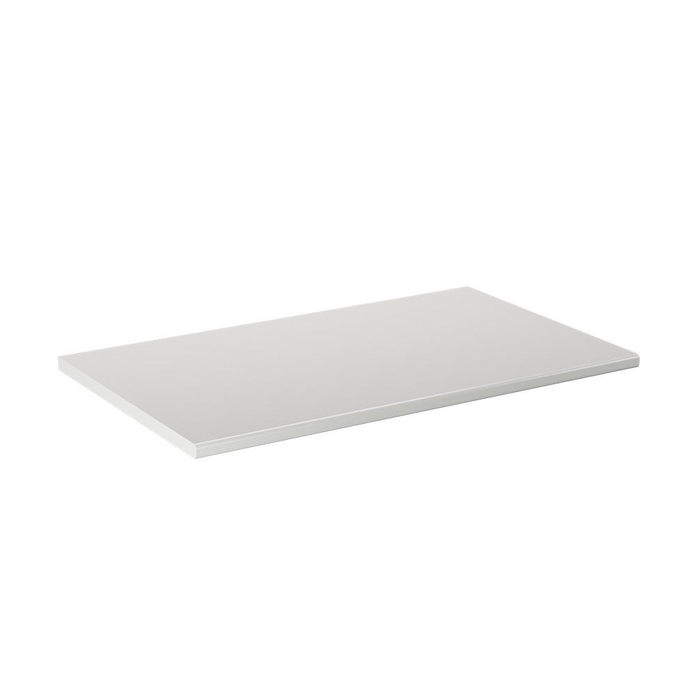 KÜCHENARBEITSPLATTE R-Line, Weiß, 100 cm - Weiß, Holzwerkstoff (100/2.8/60cm) - Vicco